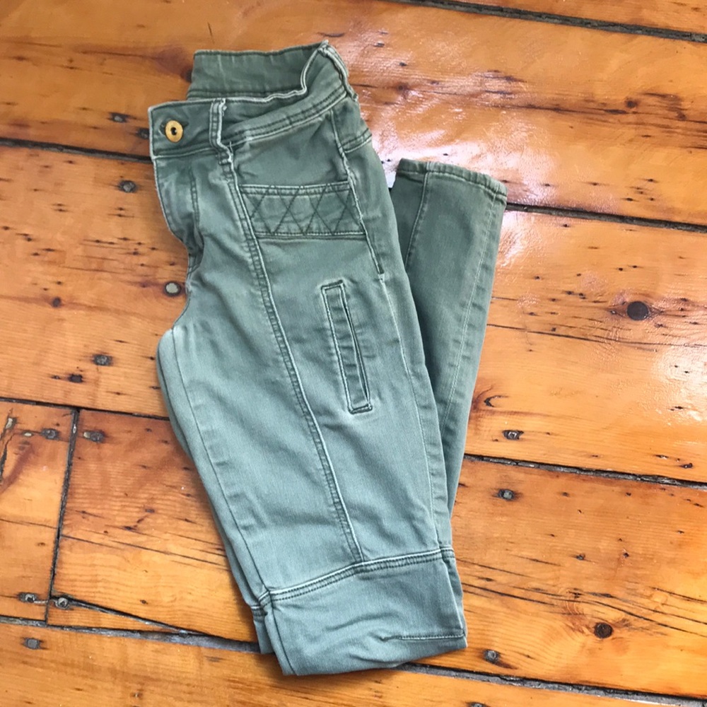 Green jeans